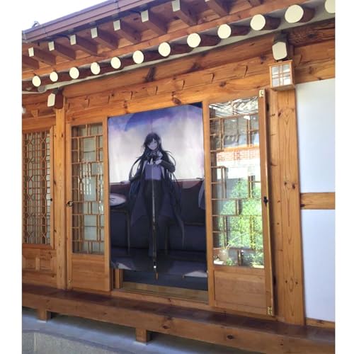 写真 Ado (9) のれん 間仕切り 目隠し 暖簾 ドアカーテン ロング 和風 遮光 厚手 柔らかい 飾り 玄関/廊下/寝室/部屋/出入り口/キッチンに プライバシー保護