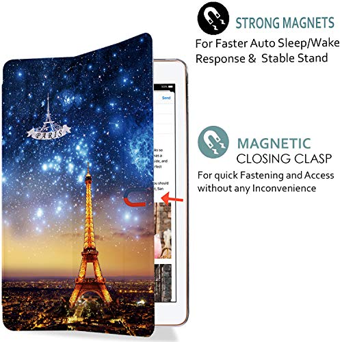 Image of DuraSafe iPad Pro 12.9 inch 4th Generation Printed Cover A2229 MY2H2HN /A MY2J2HN /A A2069 MXAT2HN /A MXAV2HN /A MXAU2HN /A MXAW2HN /A A2233 MY3K2HN /A MY3J2HN /A MXFY2HN /A MXG12HN /A MXFX2HN /A - Paris Night