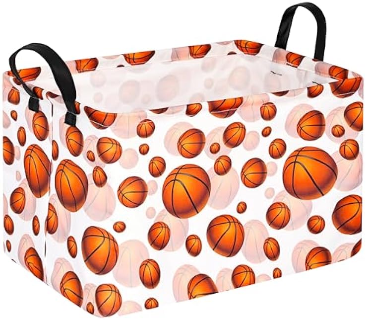 Ghost Halloween Party Basket, Collapsible Gift Storage Container for Kids' Toys and Clothes, Cute Organizer Box