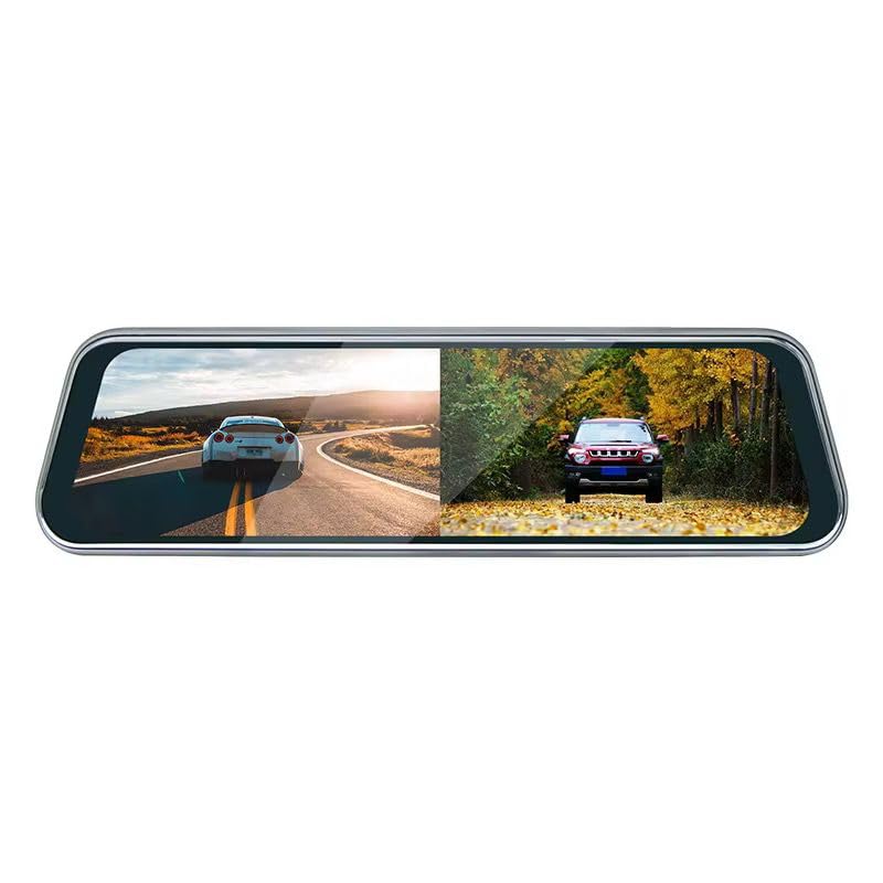 1080p Full HD Araç İçi Kamera; Wifi Özellikli Dikiz Aynası Tipi 3 Kameralı Set (İç, Dış, Arka)