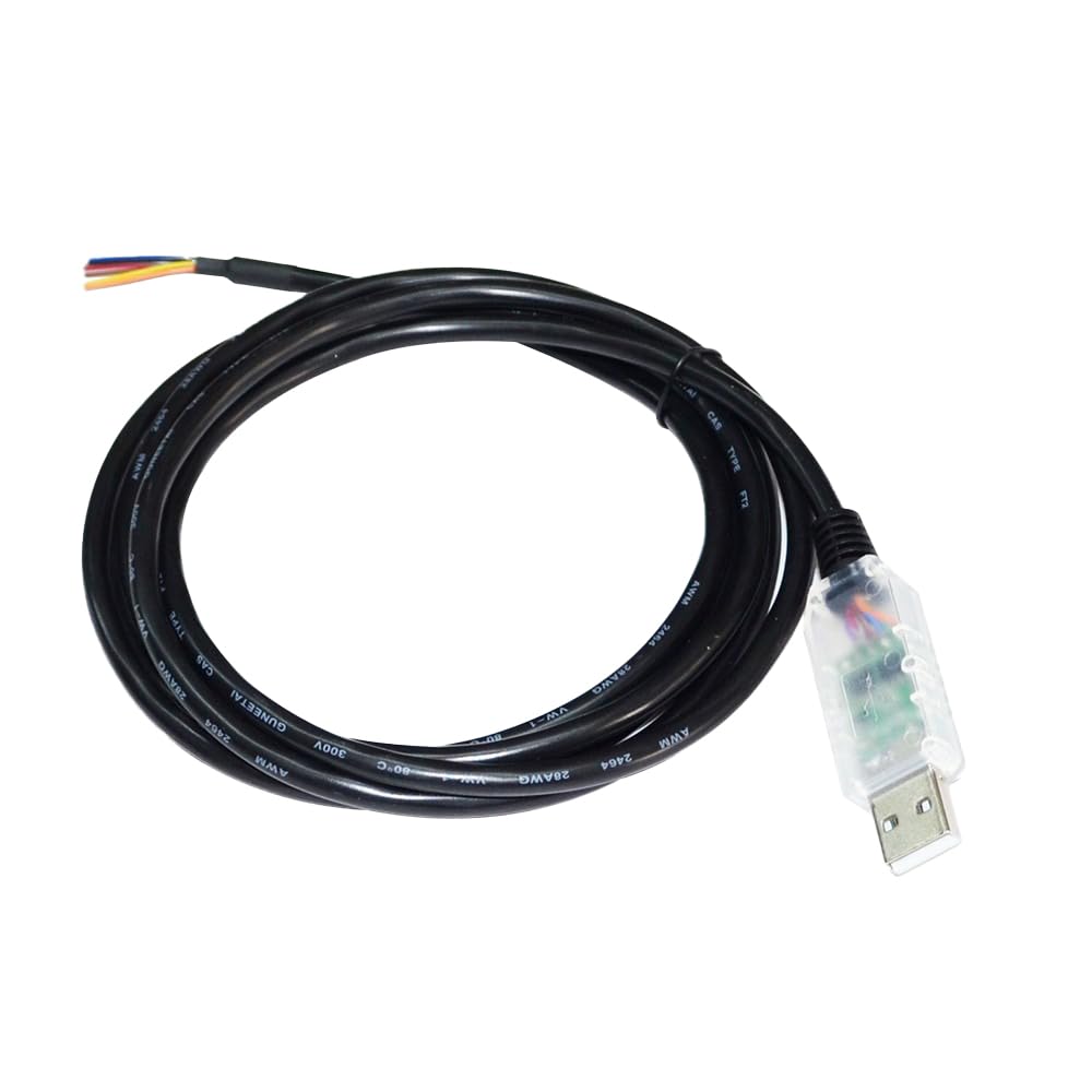RIKYJIC FT232RL Chip USB to RS422 Full-Duplex Serial Cable USB-RS422-WE-1800-BT(1.8 Meters)