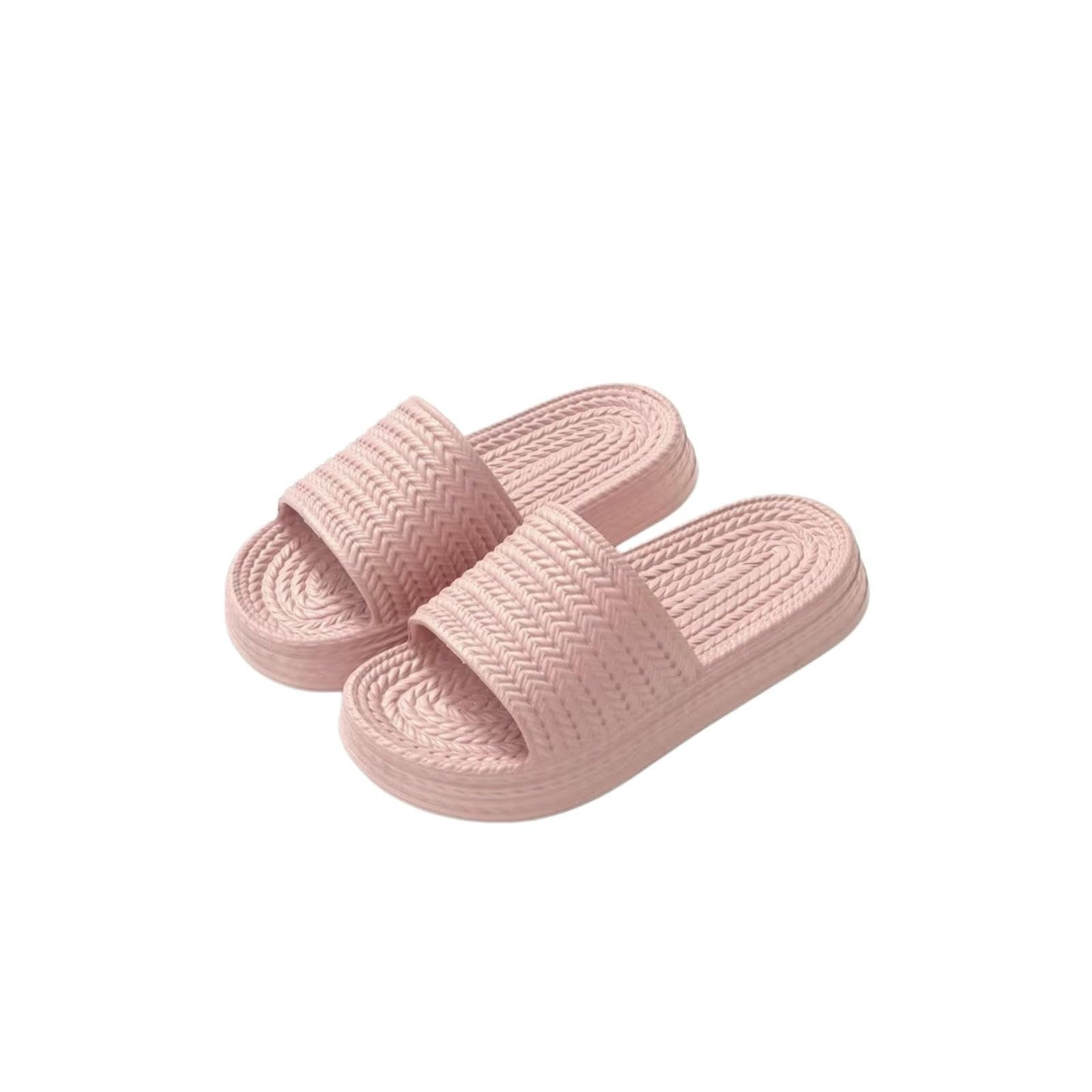 Claquette pantoufles légères confortables de style couple rose