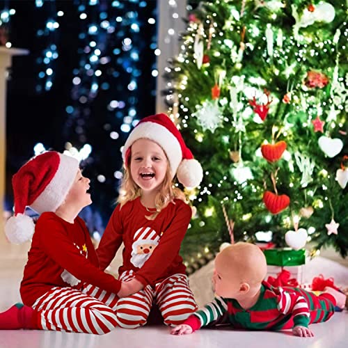 Girls Christmas Pajamas Toddler Kids Pjs Girls Boys Santa Claus Pajamas Cotton Winter Sleepwear Children Clothes 2-12T2