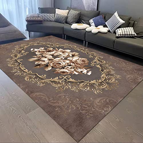 ラグ ペルシャ風 ペルシャ絨毯風 180*200cm ペルシャ柄 おしゃれ ラグマット アンティーク風 北欧 黒 ブラック 花柄 1畳 1.5畳 S じゅうたん カーペット モノトーン 一人暮らし デスクカーペット 新生活 毛足が短い 長方形 床暖房対応