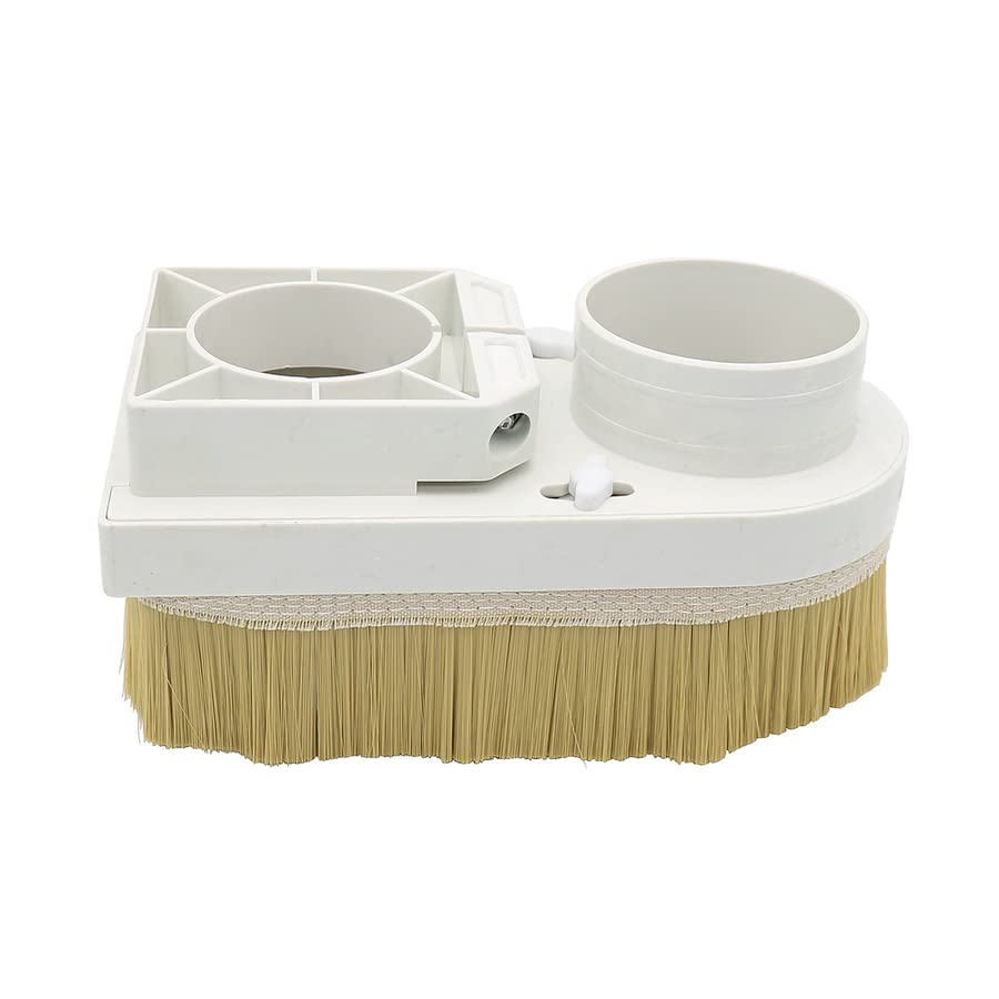 Herramienta de extracción de polvo para carpintería CNC, colector de polvo de 70/75/80/85/90/100 mm, cepillo extraíble a prueba de polvo (85 mm x 100 mm)