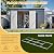 Trygoal Storage Shed 10x4 Ft with Woodshed, Large Utility Metal Tool Storage Shed with Floor and Lockable Doors, Outdoor Sheds with Air Vent for Garden, Backyard, Patio, Lawn, Dark Gray