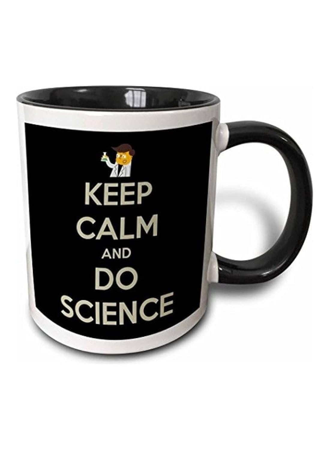 RYN Keep Calm And Do Science Mug Black/White 11Ounce - RYNmg15164