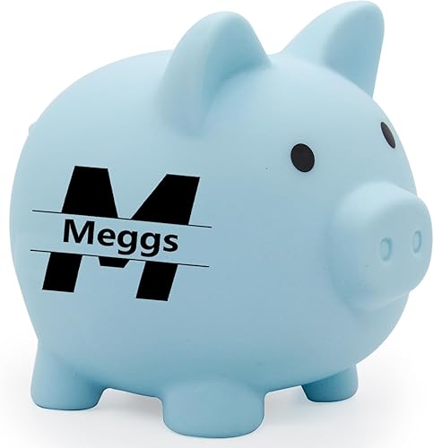 Alcancía personalizada, nombre personalizado para niñas y niños, banco de dinero de plástico irrompible, alcancías de tres tamaños, regalos para