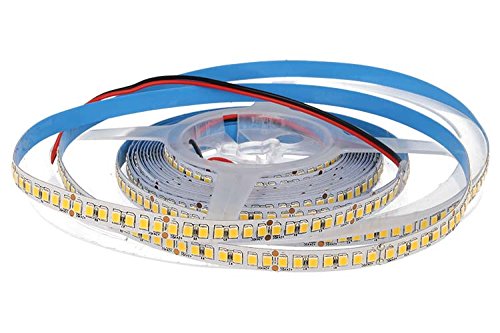 24 V bobina Led 25 W/M 3 Step 90 Blanco Cálido 1050 SMD 2835 5 metros Super luminoso 10000 lúmenes integrado, 25 W effettivo cada metro, IP20 Sin silicona, tono, LED con 3 Step Macadam Ellipse