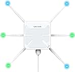 2025 AX3000 Outdoor WiFi 6 Extender, WAVLINK Long-Range WiFi Repeater/Access Point with Dual Band/PoE/IP67 Waterproof/6 x 7dBi Antennas, Supports Up to 256 Devices for Garage, Yard, RV,Farm