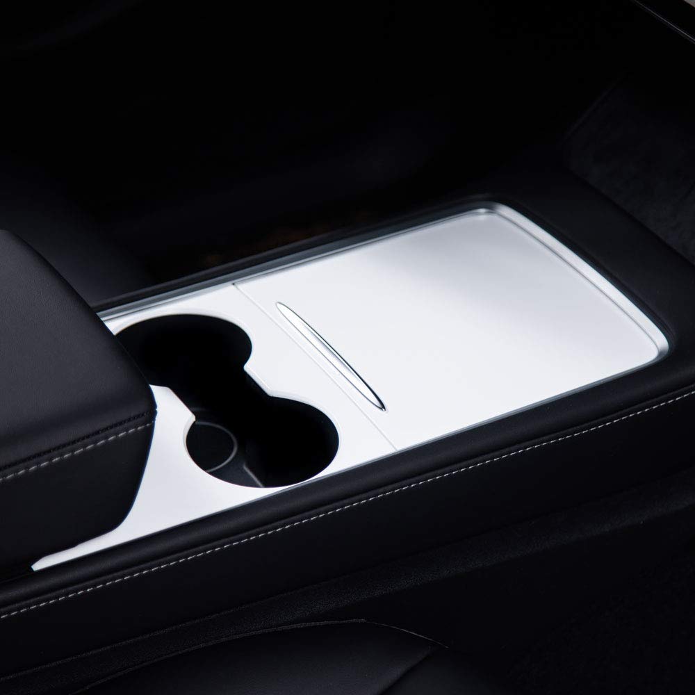 Amazon.com: TESBROS Tesla Model 3 2021 Center Console Wrap | Model Y 2021  Center Console Wrap | 3M 2080 | Made in The USA (Satin White) : Automotive