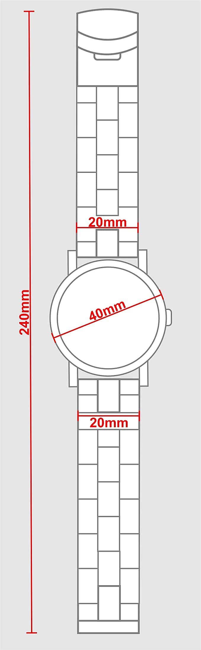 memories Reloj con imagen personalizada reloj con foto 40mm acero inoxidable pulsera reloj de foto, Negro , Pulsera