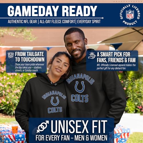 Image of Team Fan Apparel NFL Gameday Hoodie Pullover Sweatshirt for Men and Women | Officially licensed NFL Gameday fleece pullover - kangaroo pocket, ribbed cuffs, drawstring hood, unisex fit