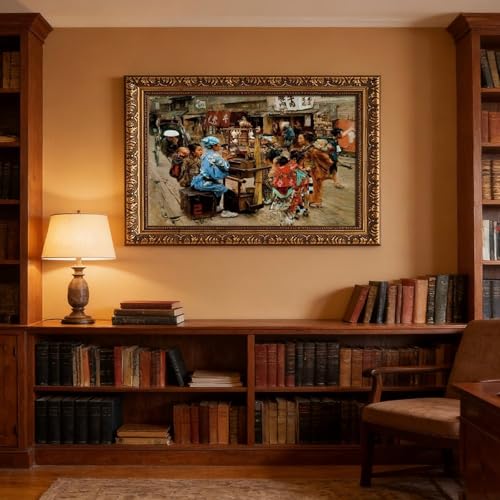 Poster The Ameya par Robert Frederick Blum impression toile 50x75 cm - 5