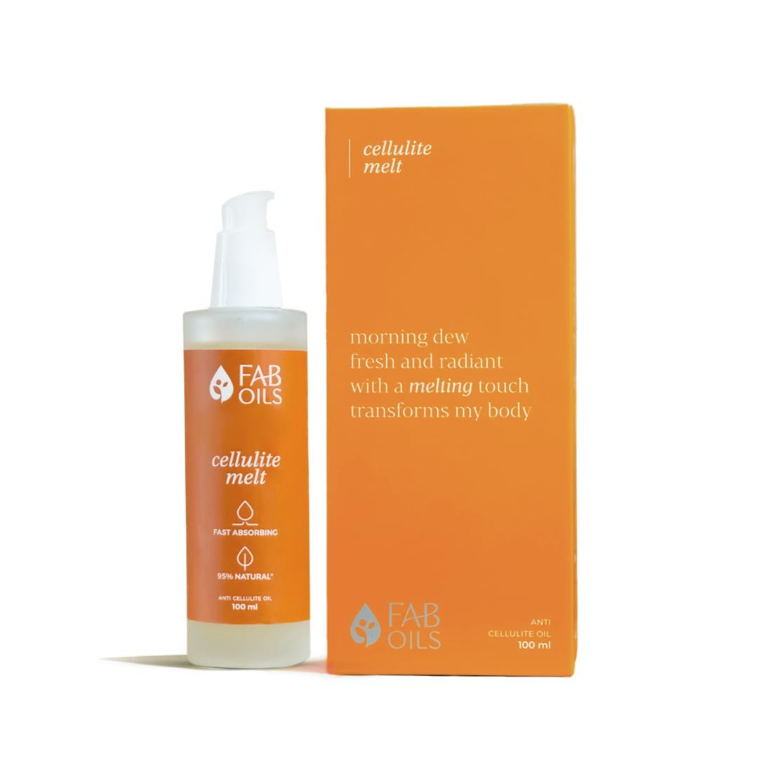 - Cellulite Melt Body Oil with Capsaicin & Centella, Fast Absorbing, Lightweight Anti-Cellulite Massage Oil for Toning & Smoothing Skin | Clinically Proven |100 ml