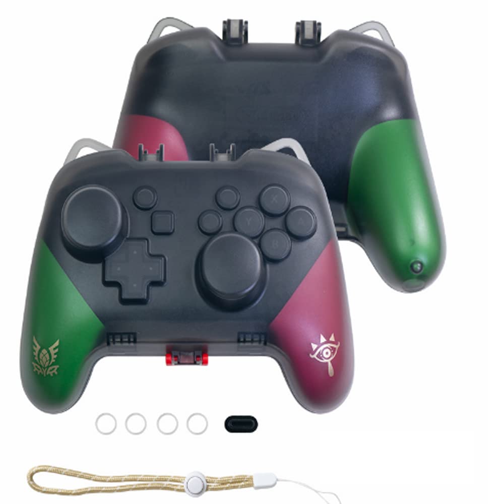 PERFECTSIGHT Switch Pro Controller Protective Case, Cute Cat Ear Hard Shell Joystick Protector Carrying Case, Heavy Duty Switch Accessory Protective