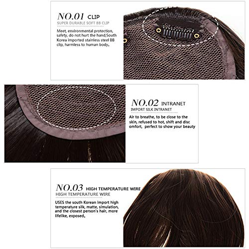 Bangs falsi dritti per le donne clip in estensioni...