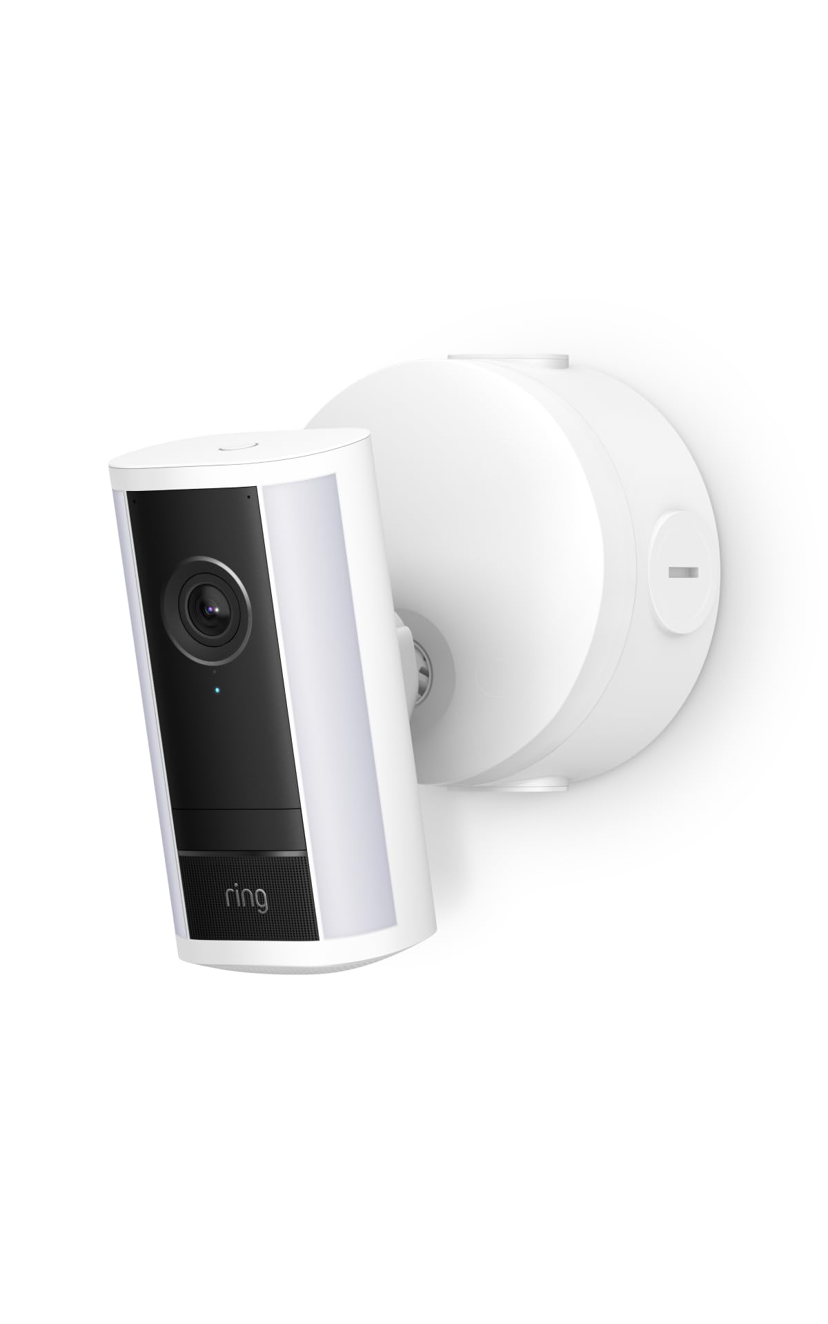Ring videocamera Pro con faretti (Spotlight Cam Pro, ultimo modello) Power over Ethernet | Videocamera di sicurezza per esterni | Retinal 4K, zoom 10x | Prova gratuita di 30 giorni del piano Ring