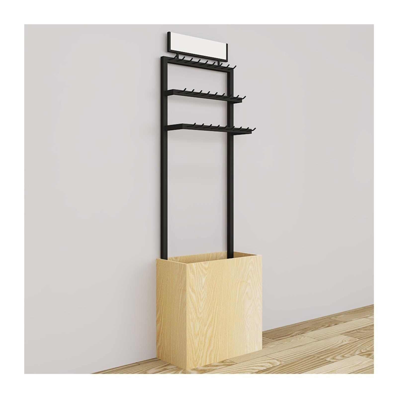 Estantes de exhibición de Cinturones de pie para Venta minorista, Ganchos Colgantes para Tiendas de Ropa, Organizador de Cinturones, Bufandas, chales, Bolsos, j,C-50x25x165CM