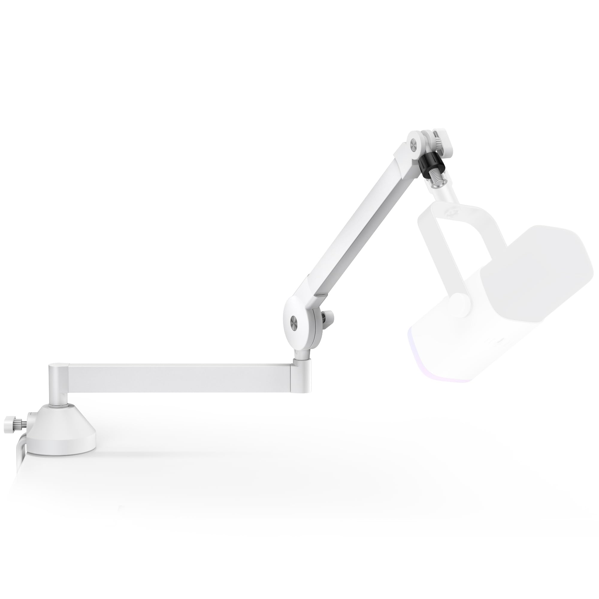 InnoGear Mic Arm Low Profile Microphone Boom Arm Mic Stand 360° Flex, White