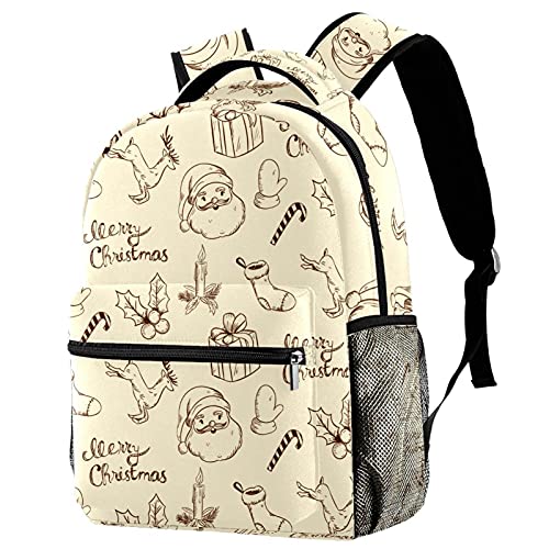 Sac à dos d'école avec compartiment ordinateur portable multicolore