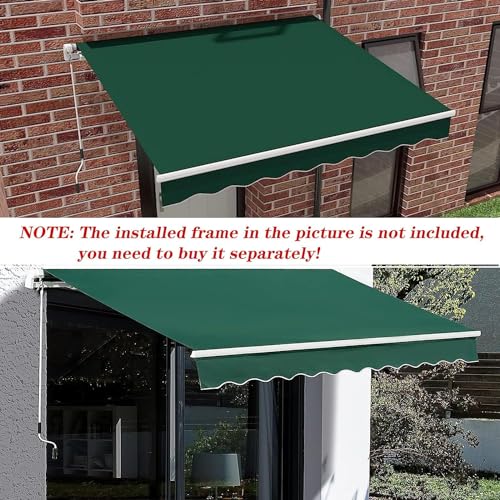 Auvent de patio imperméable : changer sa couverture supérieure usée 2.5m - 4