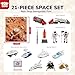 Space Toy for Kids 3-5, Spaceship Astronaut Toys, Rocket Ship Set, Space Exploration Adventure Rocket, Rocketship Toys for 4 Year Old Boys, 3 Year Old Boy Gift, Modular Galactic Supersonic Rocket