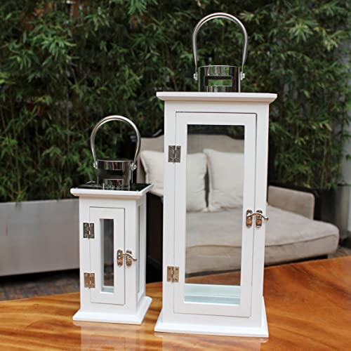 Lanternes décoratives en bois blanc pour rompre la monotonie de votre déco - 5