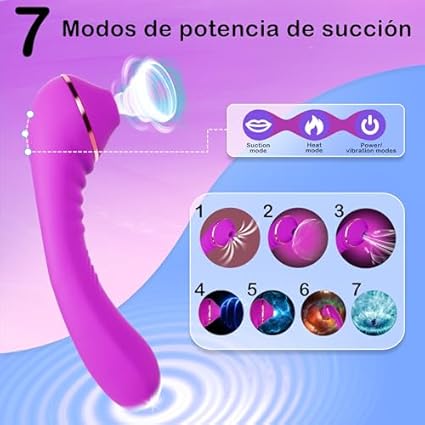 AGHPDH Vibrator Woman Erotic Toys Sex Couple Big Dildo Sucking Clit Female 10 Modes pro 2 sùcciønadør Ṽiḇráḑòraḑòr Ṃújēr (Purple-ai05) (Púrpura-ai05)