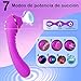 AGHPDH Vibrator Woman Erotic Toys Sex Couple Big Dildo Sucking Clit Female 10 Modes pro 2 sùcciønadør Ṽiḇráḑòraḑòr Ṃújēr (Purple-ai05) (Púrpura-ai05)
