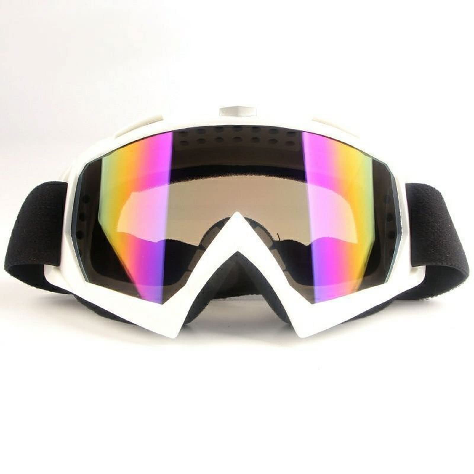 DieffematicHXJ Gafas Esqui Hombre Gafas de esquí Profesional Capas de Doble Capa Lente Anti-Niebla Gafas de esquí Menores Hombres Mujeres Snow Gafas Snowmobile Deporte de Invierno (Color : White)