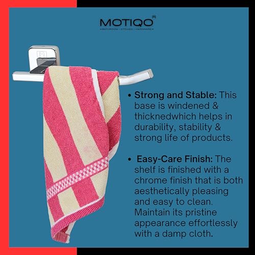 Image of Nova 304 Square Stainless Steel Napkin Road, Napkin Holder, Bathroom Hanger, Towel Hanger for Wash Basin, Towel Ring, Bathroom Accessories-(Nova Road-Set-2)