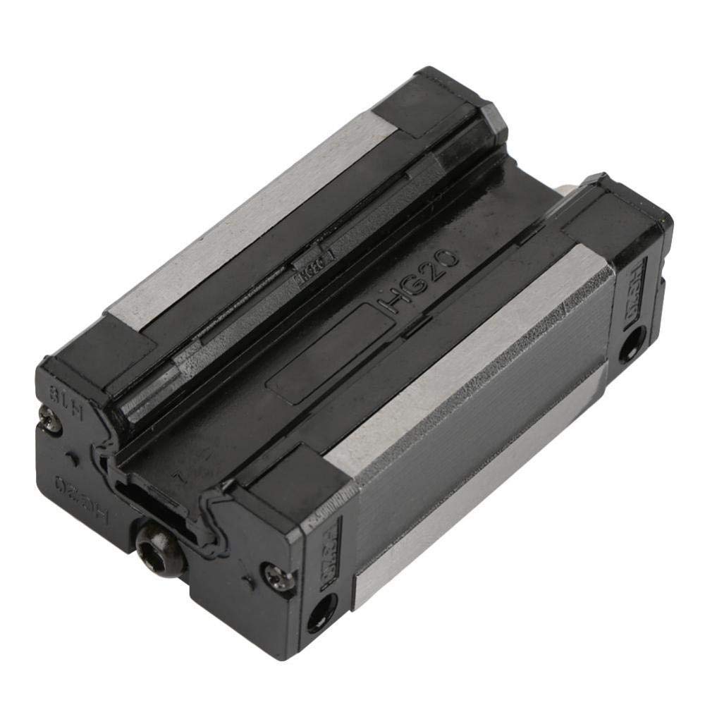 Otwarty liniowy blok ślizgowy z łożyskami kulkowymi do prowadnicy szyny CNC, HGH20CA, 20 mm