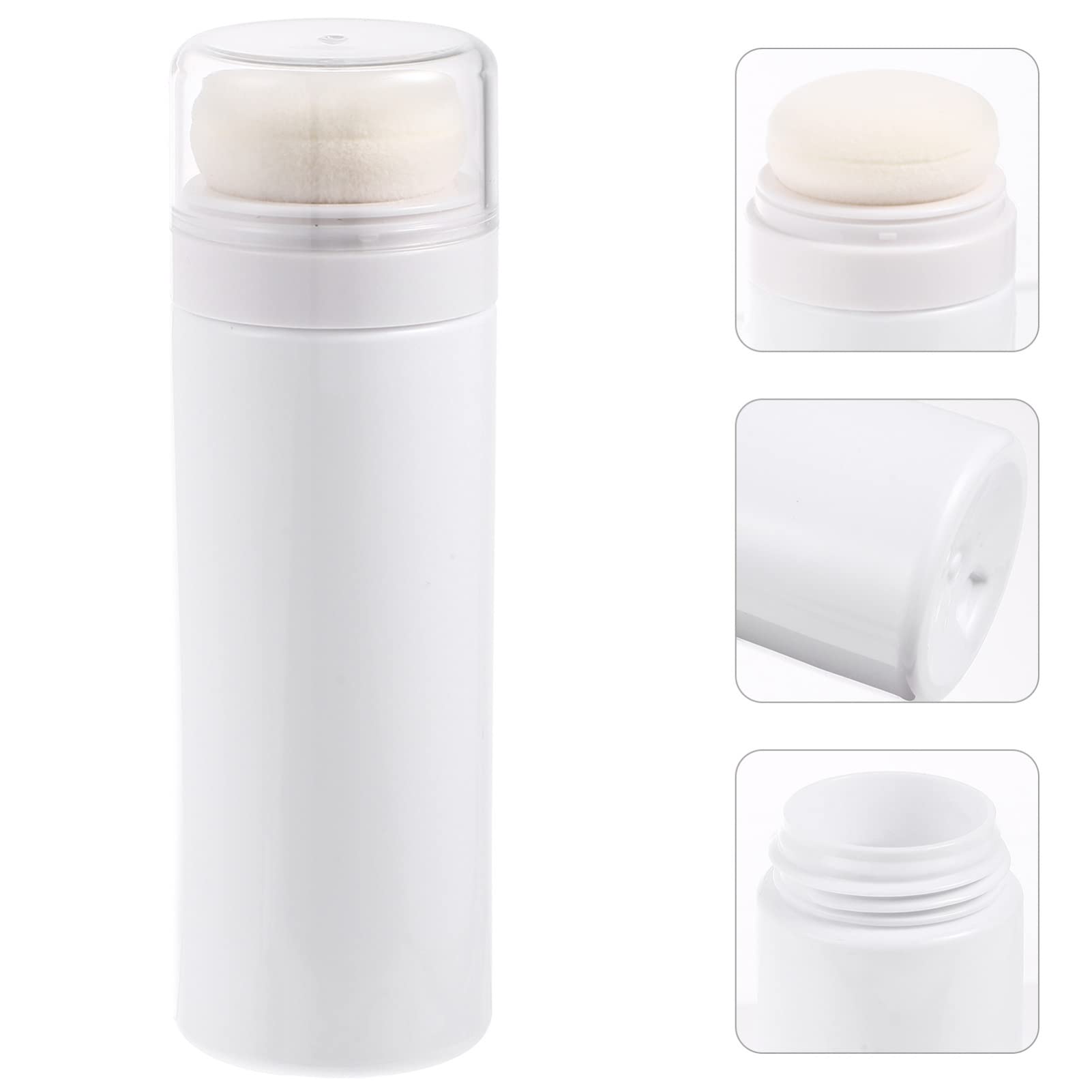 minkissy Small Powder Storage Puff Bottle for Talcum Powder Box Easy Apply Portable Color