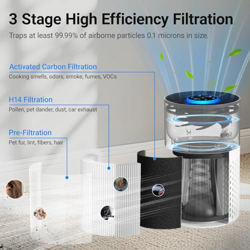 Cobectal H14 HEPA Air Purifier for Home