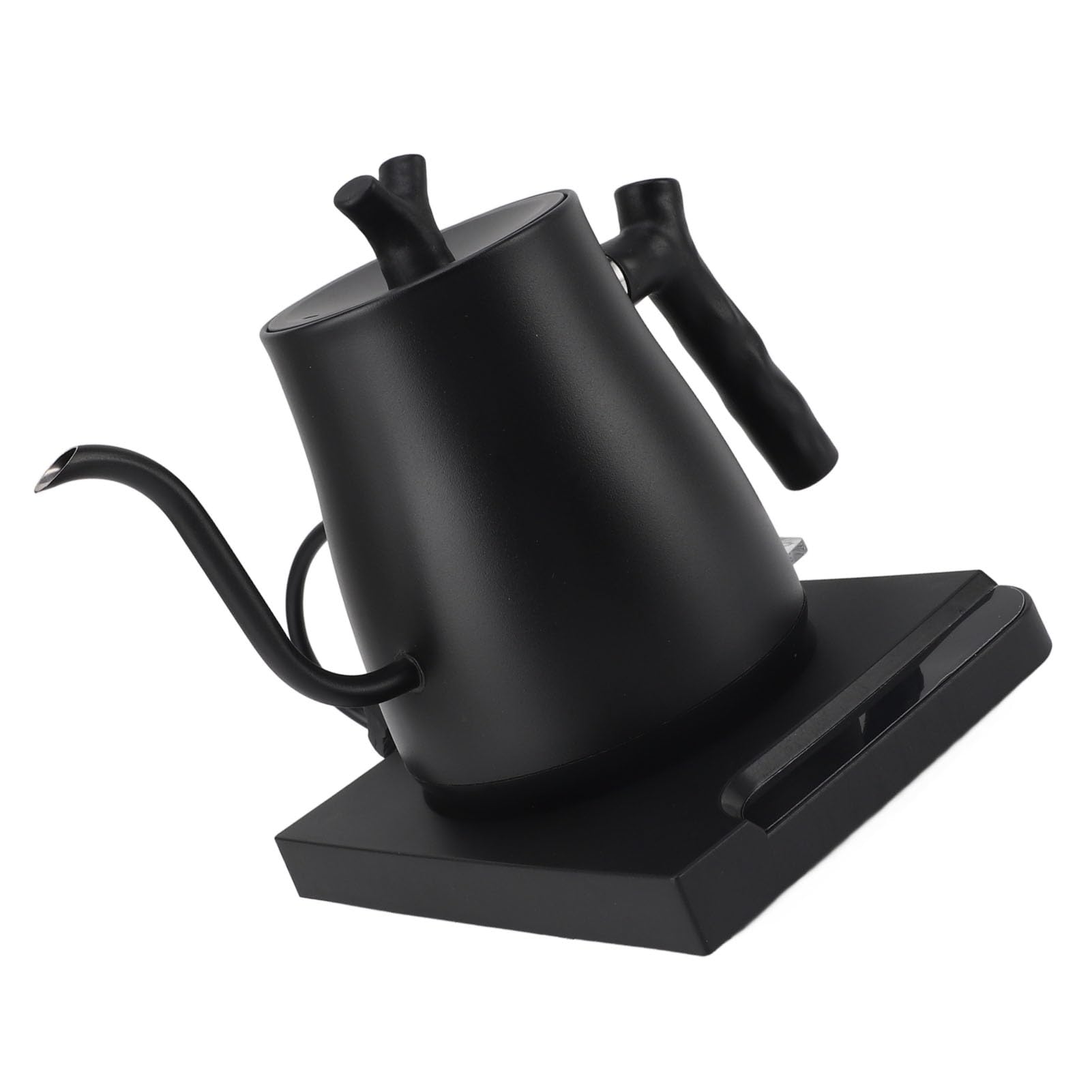 Hervidor Eléctrico con Cuello de Cisne de 1000 W, Calentamiento Rápido, Acero Inoxidable, Capacidad de 800 Ml con Vertido Preciso, Ideal para Preparar té y café (Enchufe europeo