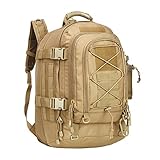 Greencity 3 Day Tactical Backpack Military Large Capacity Army Molle Bag Expandable Hiking Camping H