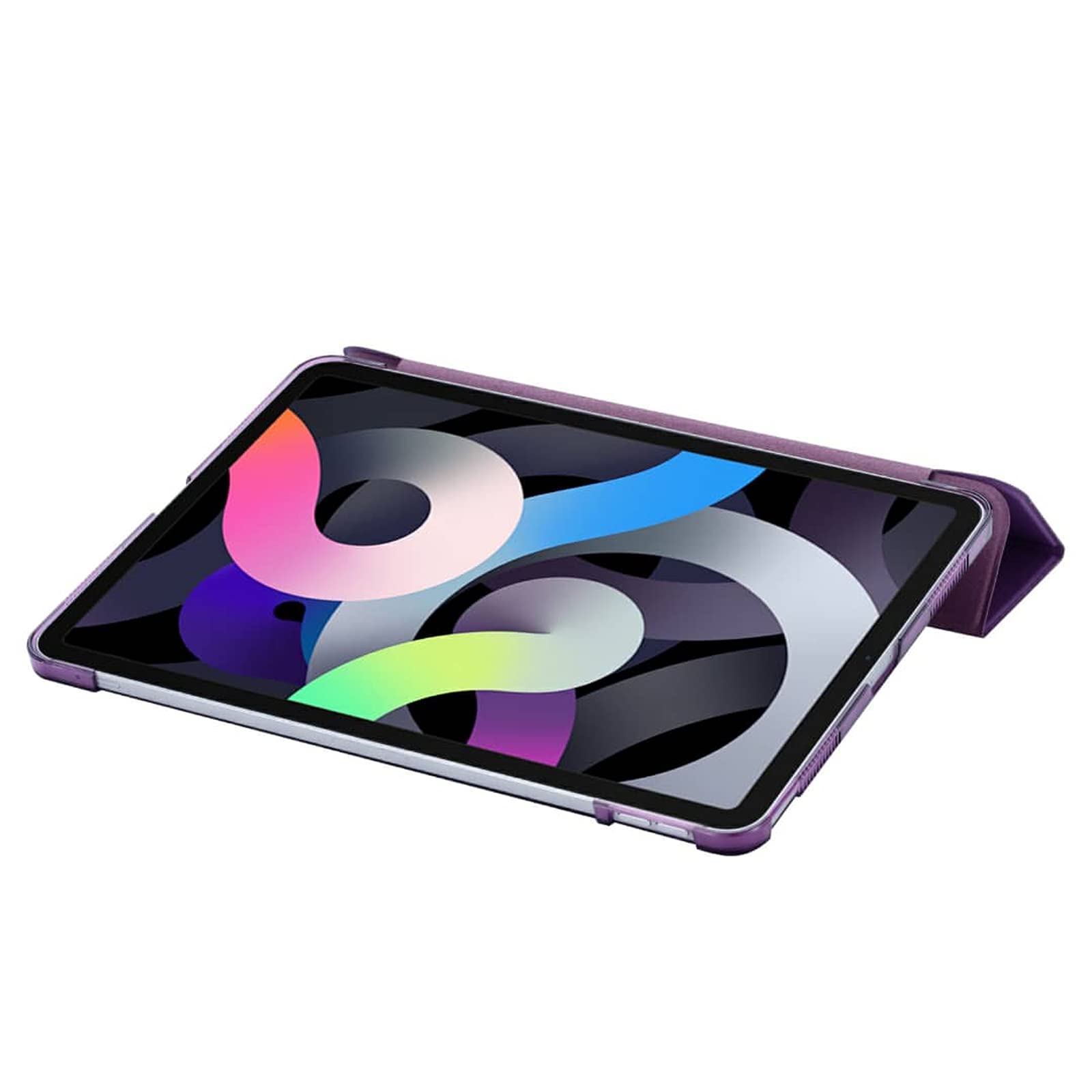 JETech Hoes voor iPad Air 11-Inch M3/M2 (2025/2024), iPad Air 5/4 (10,9-Inch, 2022/2020 Model, 5e/4e Generatie), Slank Tablet Case met Zachte TPU Achterkant (Spacegrijs