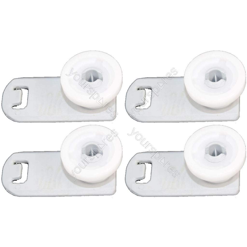 Ufixt Dishwasher Upper Basket Support Wheels Pack Of 4 Compatible With Miele