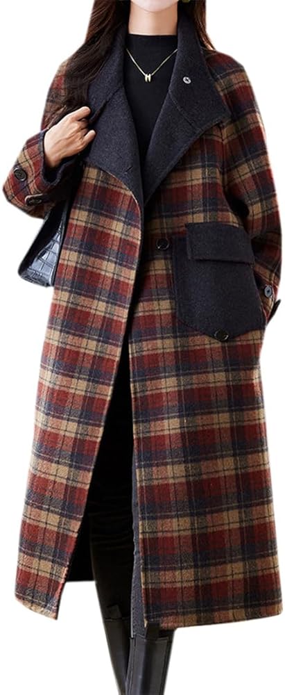 Amazon | [YUANYUAN] HAUTEチェスターコート ロングコート レディース  