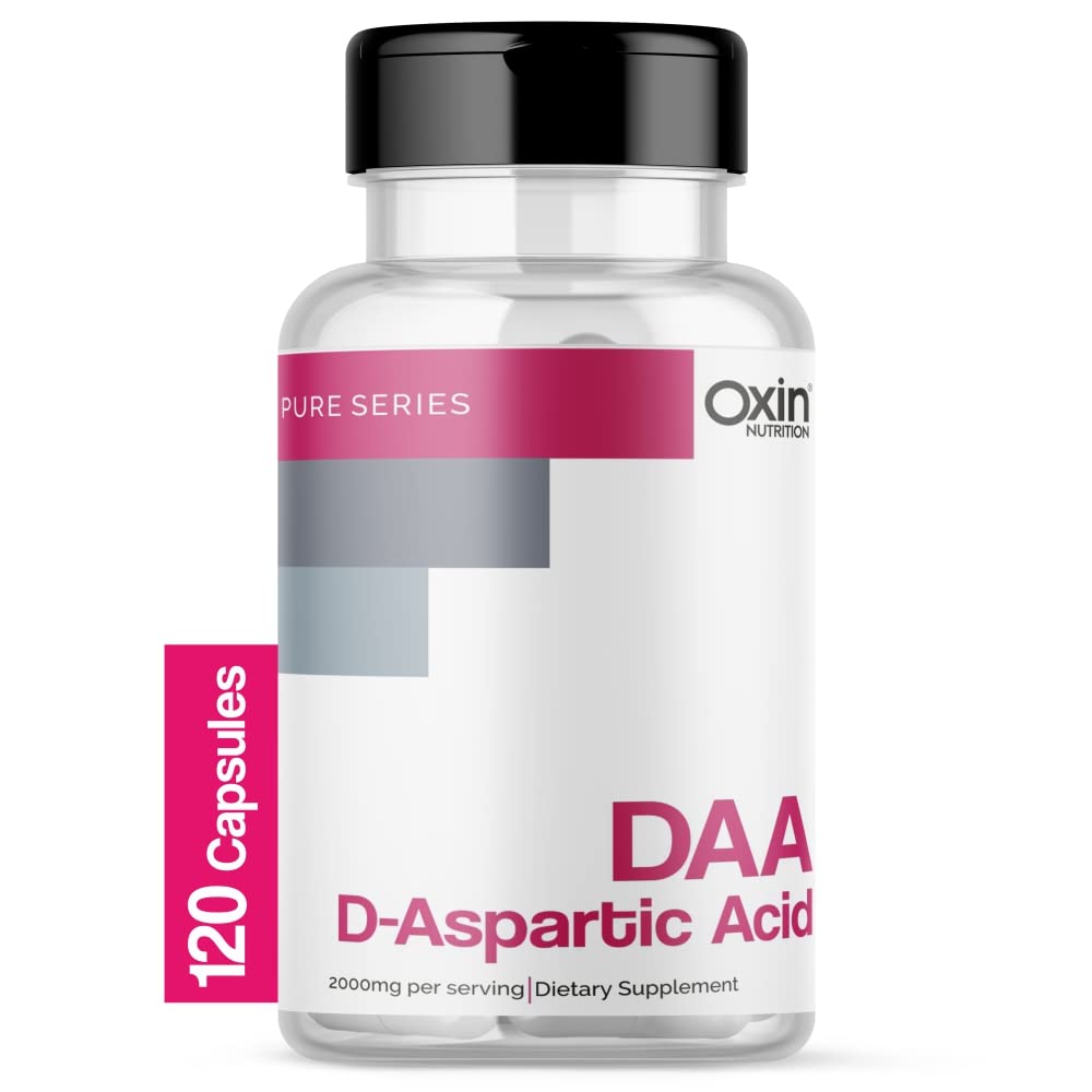 Oxin Nutrition D Aspartic Acid DAA Pure Series IMPORTED DAA (120 Capsules) (B0BNC1FXLK) Amazon Price History, Amazon Price Tracker