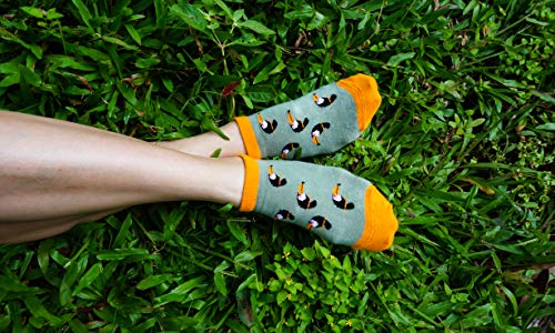 Image of Mint & Oak Low Cut Ankle Women Socks, Christmas Gift Quirky Socks For Friends, Cute Funky Socks, Christmas Secret Santa Gifts For Women