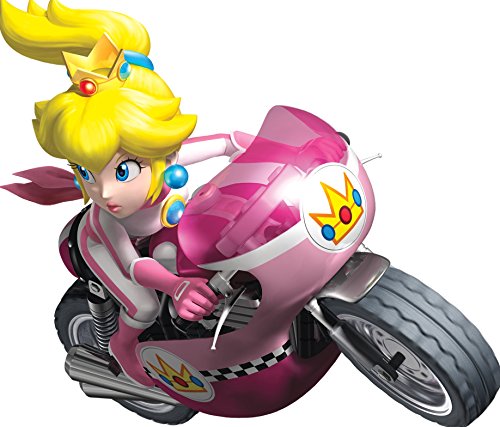 7 Inch Princess Peach Super Mario Kart Wii Bros Brothers Removable Wall Decal Sticker Art Nintendo 6 - //coolthings.us