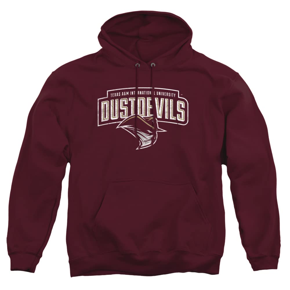 LOGOVISION Official Collegiate Distressed Primary Logo Adult Pullover Hoodie Collection — view 93