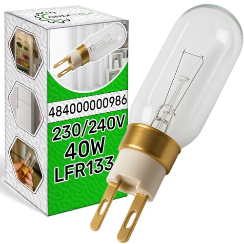 ONIX TECH Ampoule Frigo LFR133 40W 230/240V avec le Code Original 484000000986 pour Whirlpool
