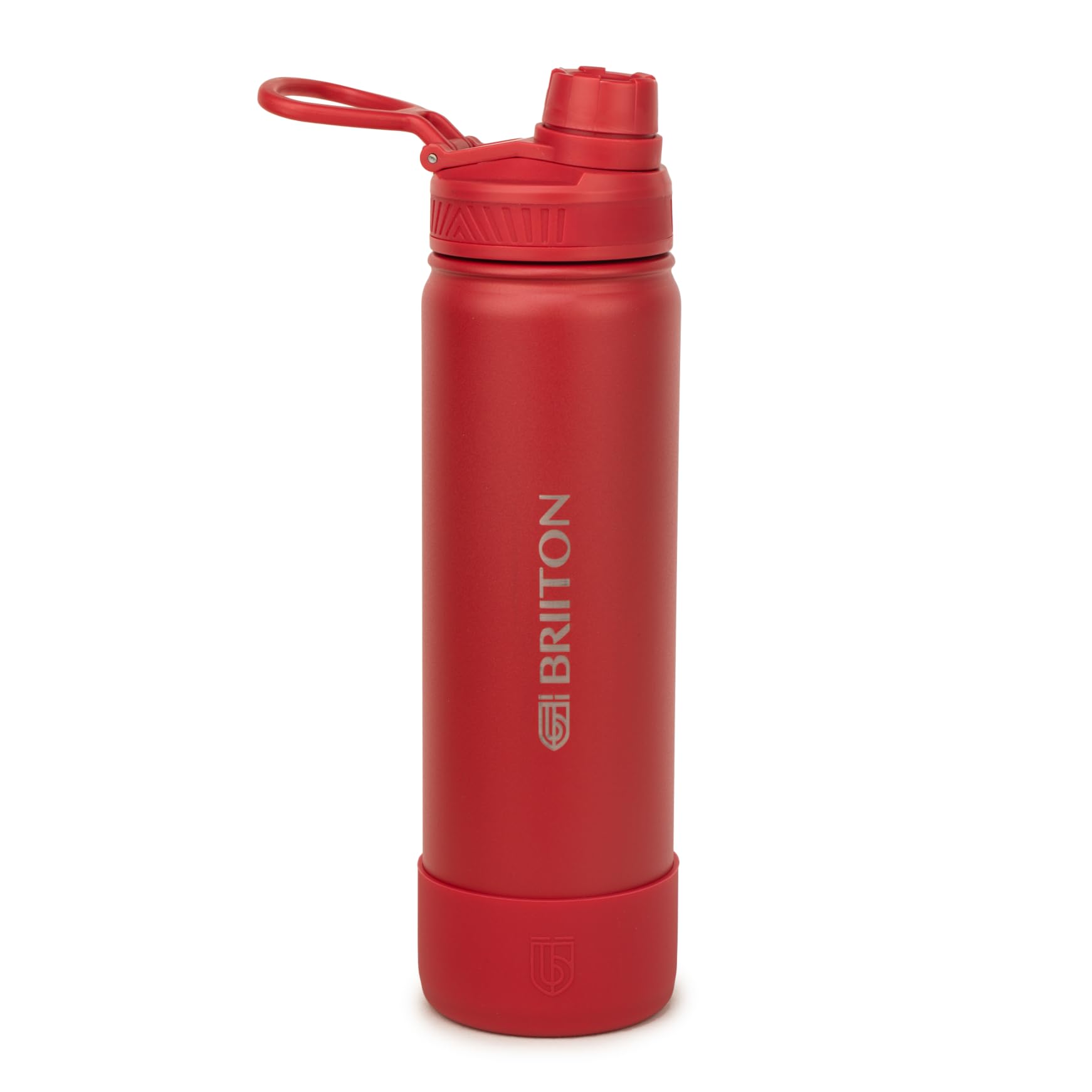 Briiton Aurum S Red Stainless Steel Water Bottle | Copper Coated Vacuum Insulation | Powder Coated | Secure Grip | Leakproof Easy Pour Cap | Hot & Cold Thermos | Aqua Hydro| 750ml (B0CVSBK8WR) Amazon Price History, Amazon Price Tracker