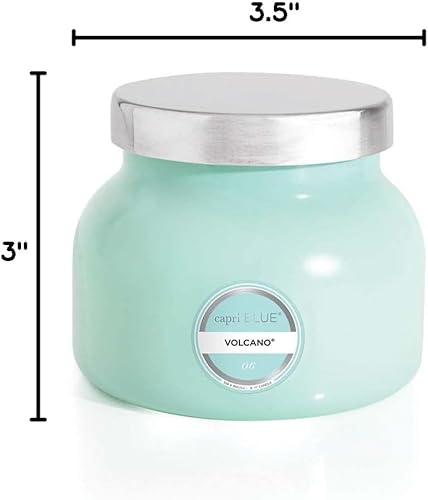 Miniatura 8 de Capri Blue Volcano Velas perfumadas  Velas en tarro de cristal de lujo para el hogar perfumadas con frutas tropicales y cítricos azucarados, mezcla