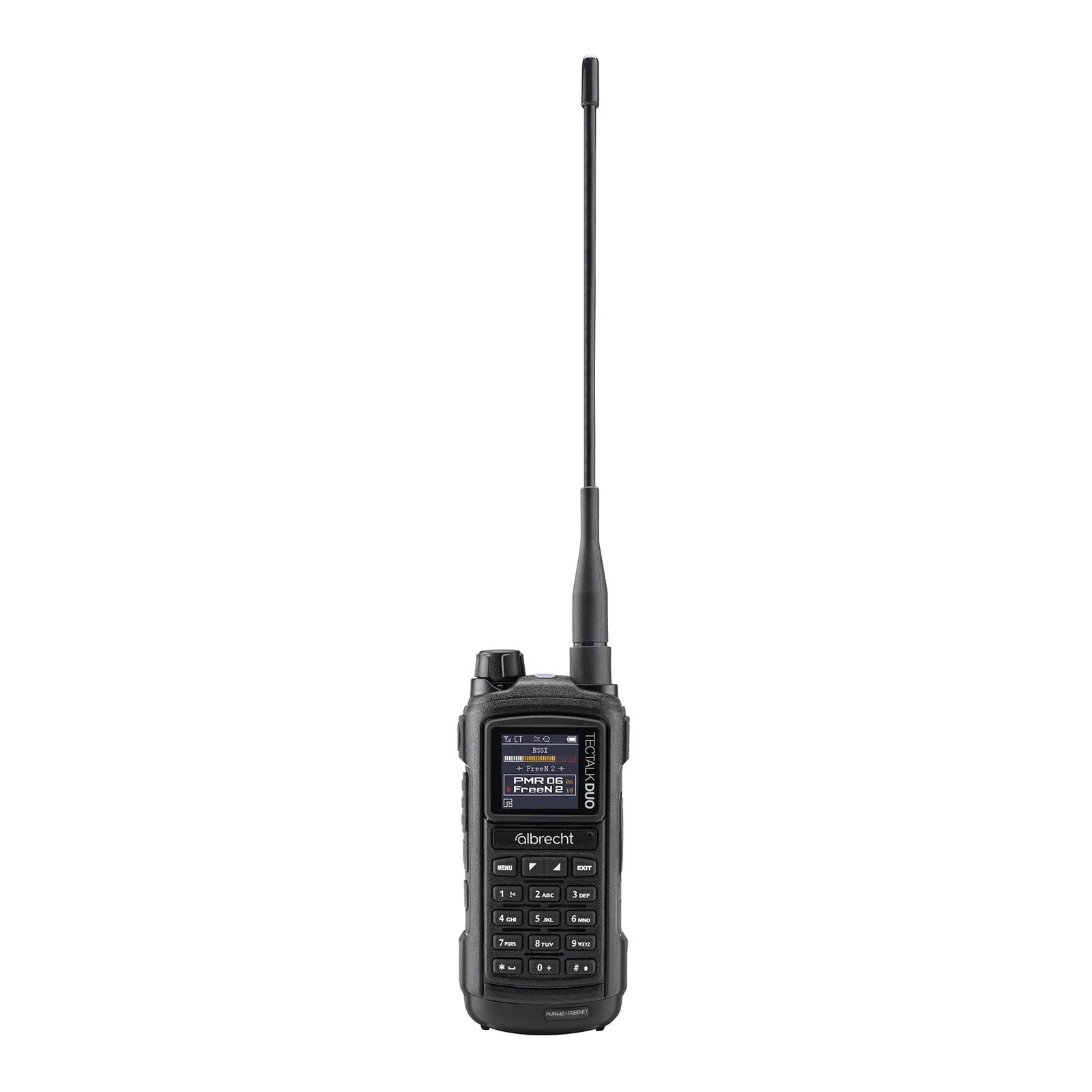 Albrecht Tectalk Duo, PMR & Freenet 29148, krótkofalówka, czarna