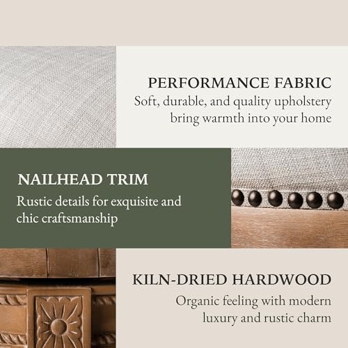 Maven-Lane-Pullman-26-Inch-Tall-Counter-Height-Upholstered-Barstool-with-Back-in-Weathered-Oak-Finish-with-Sand-Color-Fabric-Cushion-Seat-Set-of-3 Maven Lane Pullman 26 Inch Tall Counter Height Upholstered Barstool with Back in Weathered Oak Finish with Sand Color Fabric Cushion Seat Set of 3