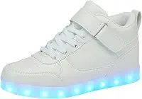 Tênis de dança de LED com carregamento USB